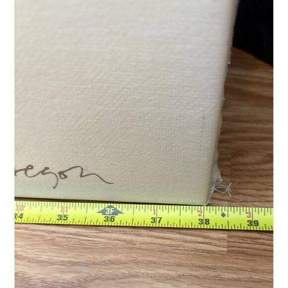 Carol Grigg Canvas Print Holding Down Windrunner Cherokee Artist Signed 38"x26" - Picture 8 of 9